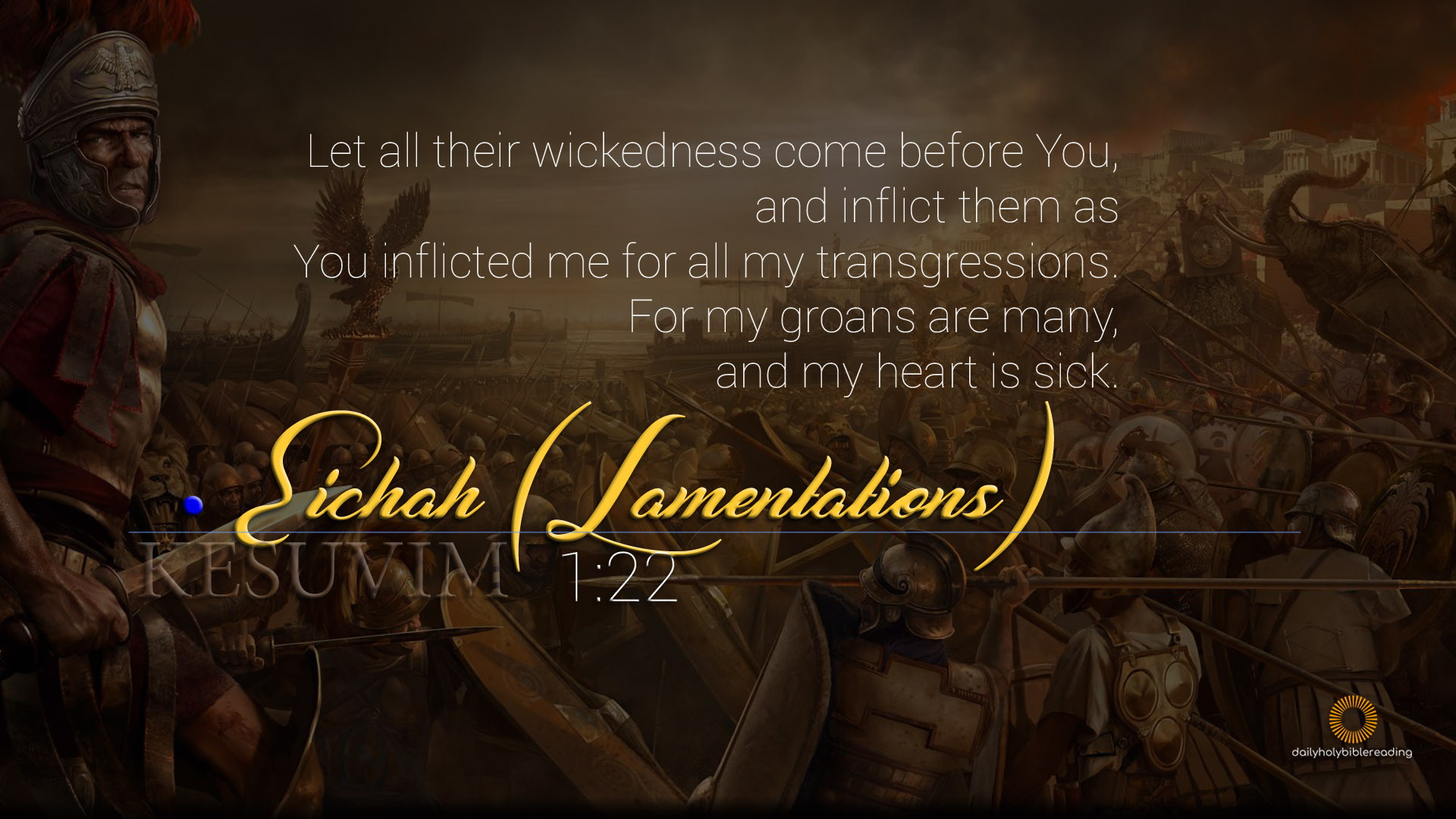 Lamentations | Daily Holy Bible Reading