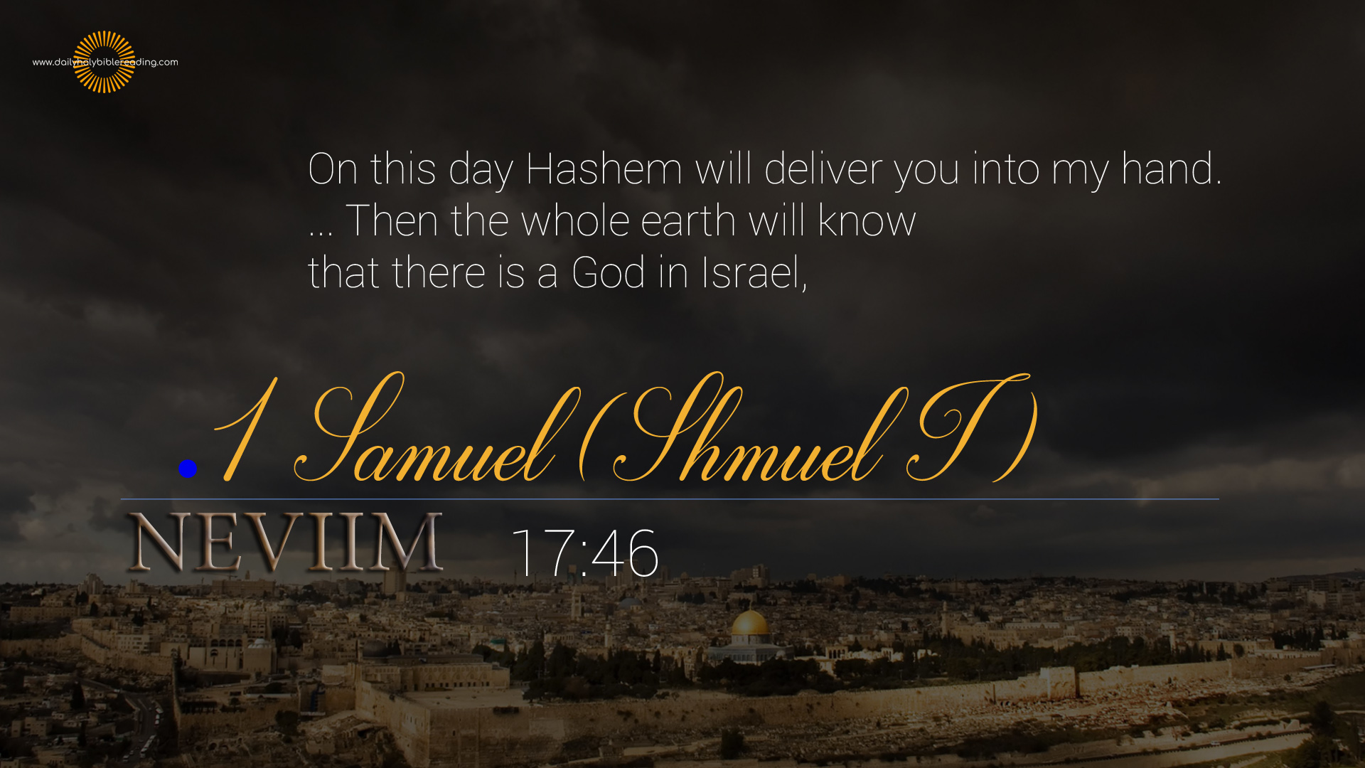 1 SAMUEL Chapter 17 | Daily Holy Bible Reading