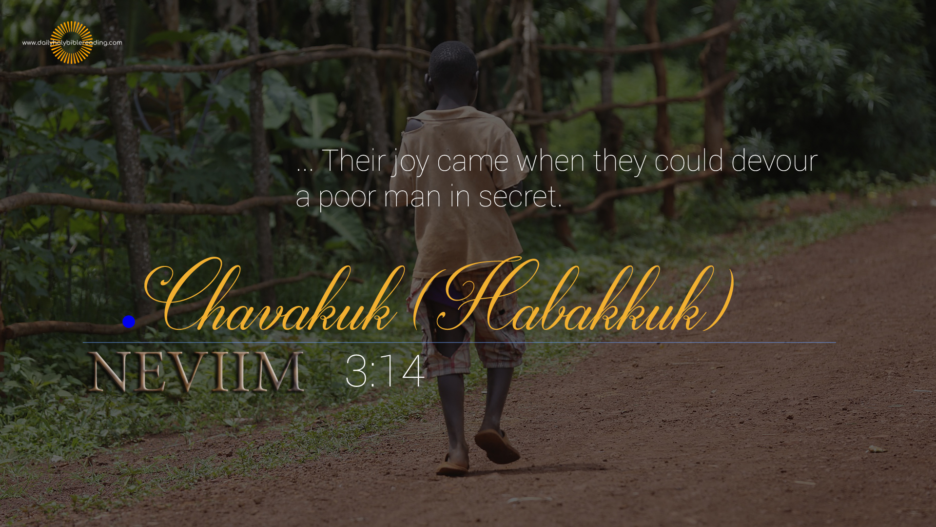 Habakkuk | Daily Holy Bible Reading