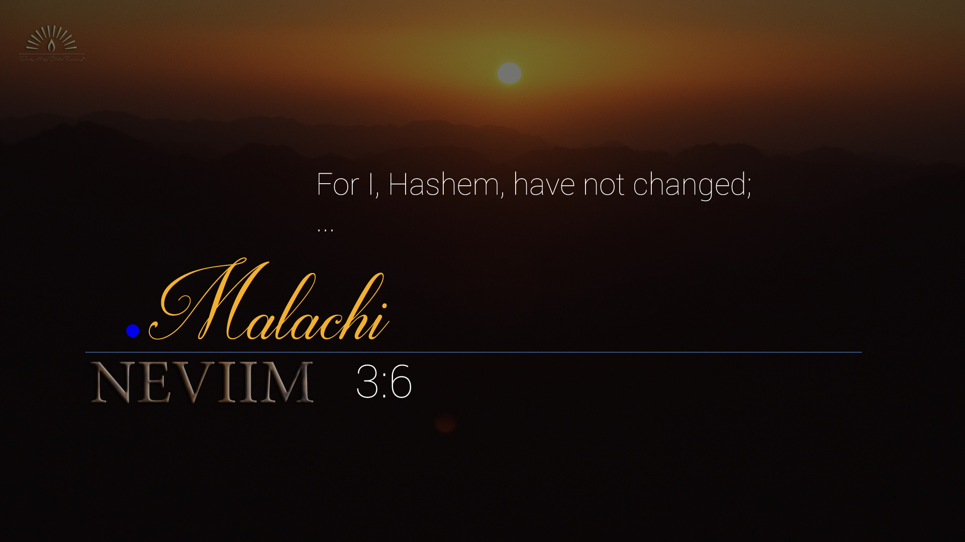 Malachi Chapter 1 | Daily Holy Bible Reading